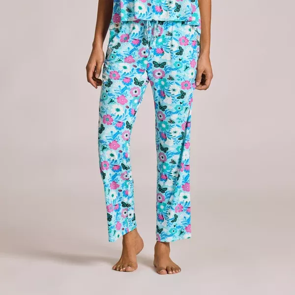 Women's Summer Garden Pattern Lightweight Sleep Pant